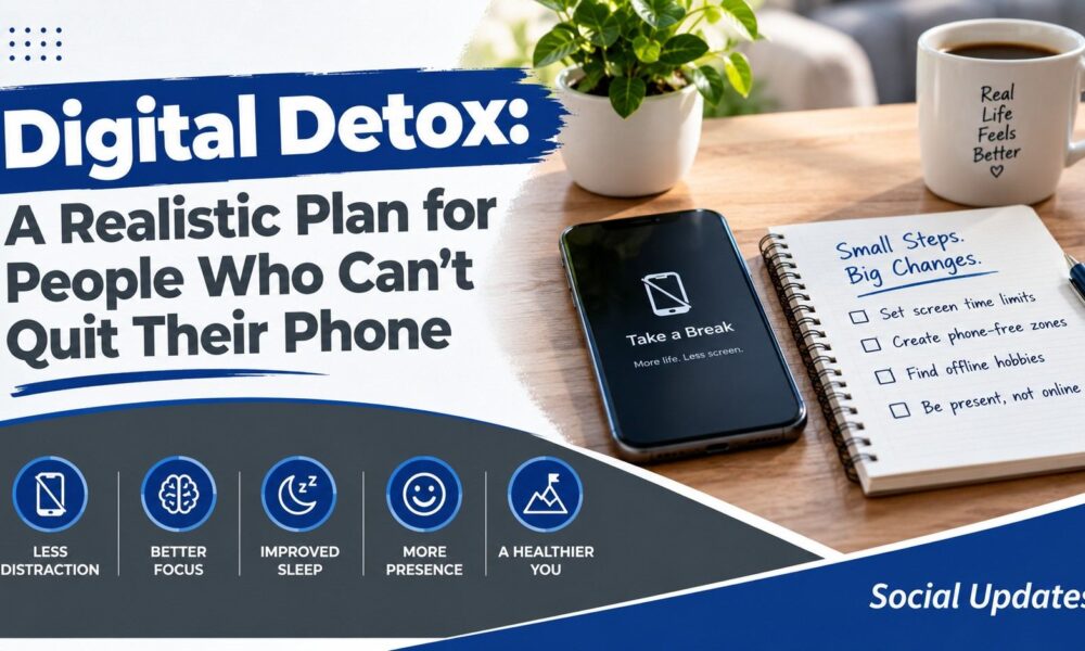 Digital Detox A Realistic Plan for People Who Can't Quit Their Phone
