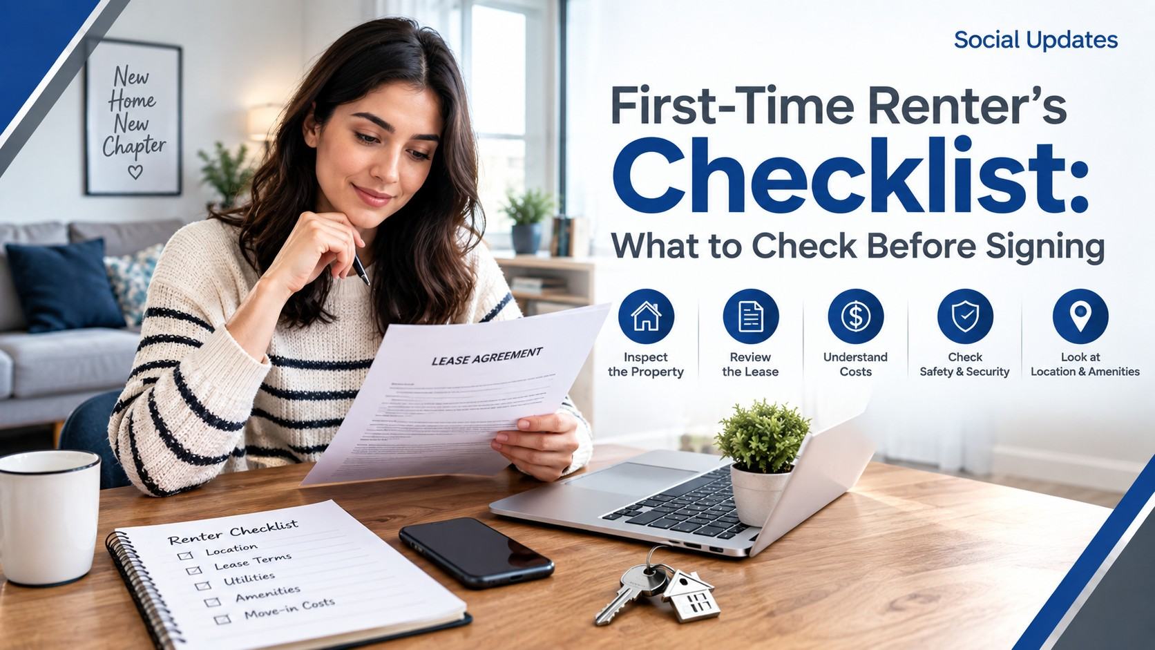 First-Time Renter's Checklist What to Check Before Signing