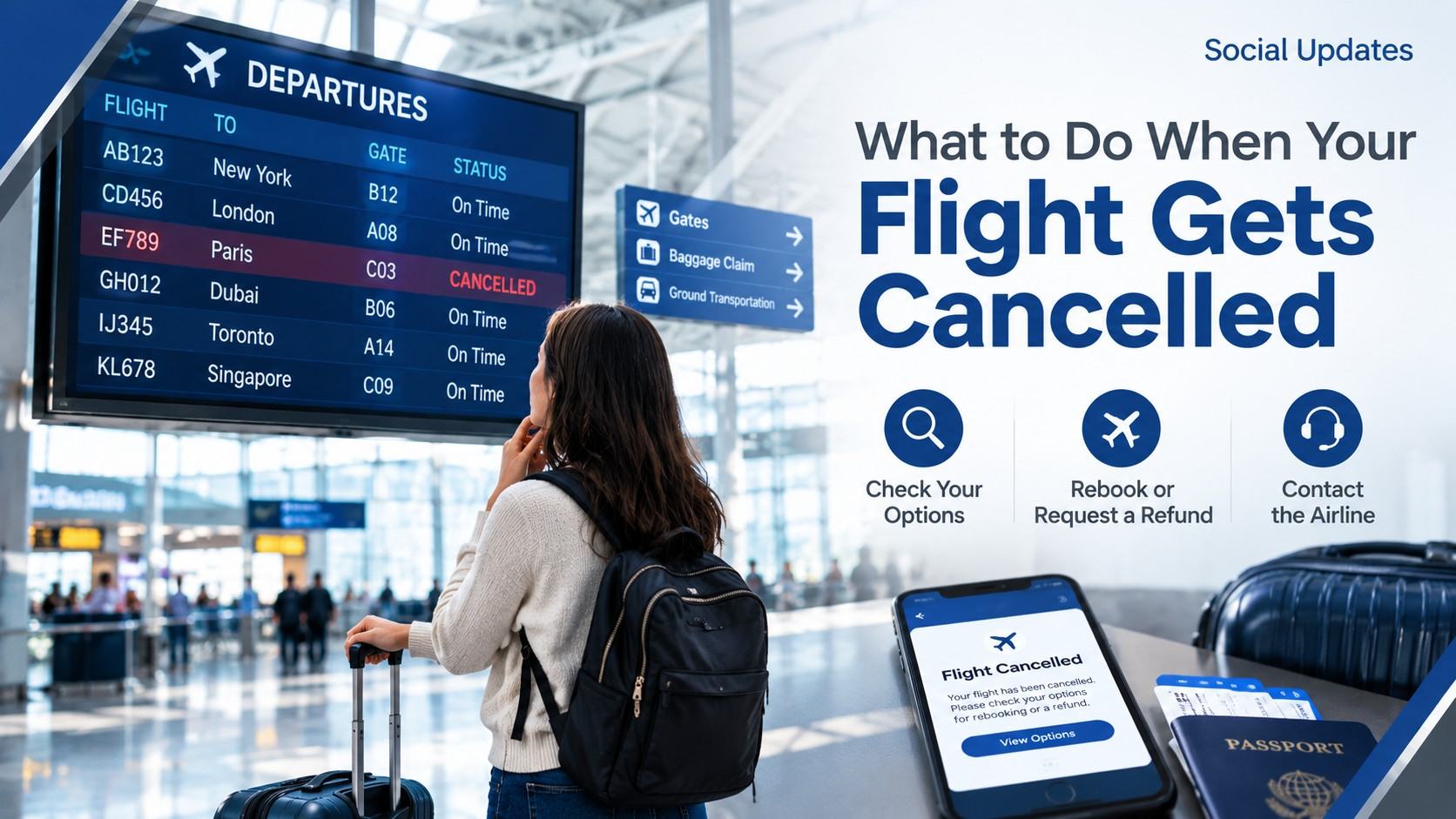 What to Do When Your Flight Gets Cancelled