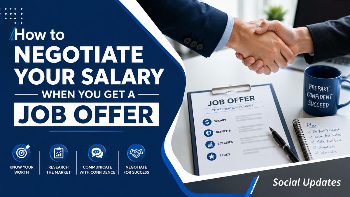 Negotiate Your Salary When You Get a Job Offer
